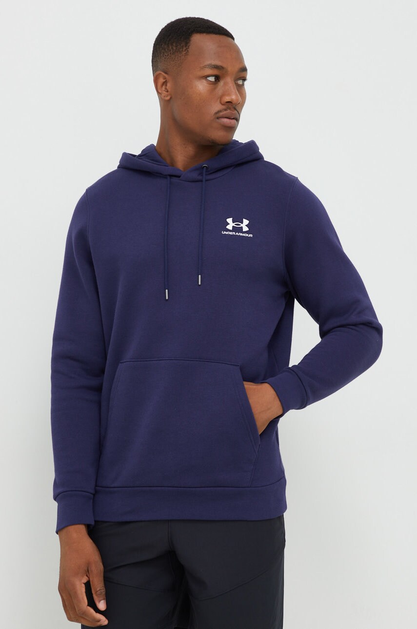 Кофта Under Armour чоловіча колір синій з аплікацією