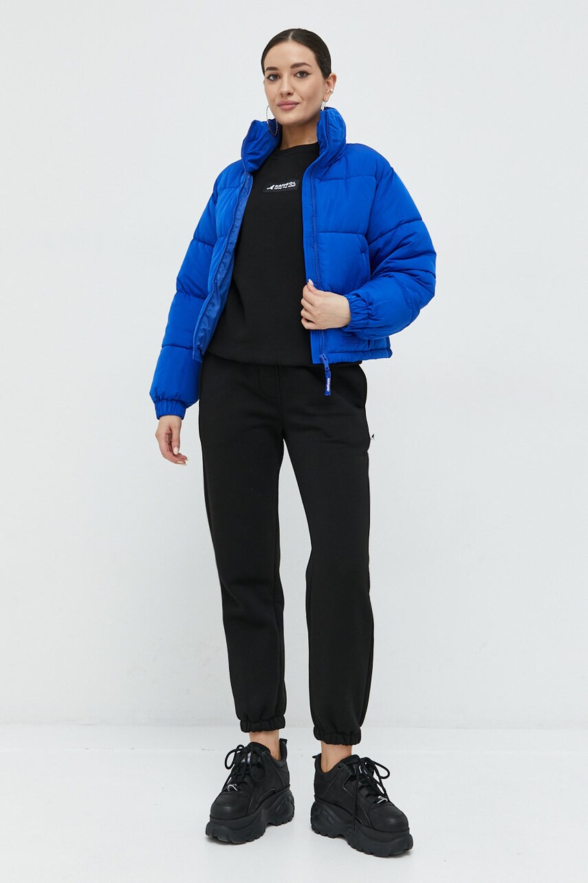 Кофта Kangol unisex колір чорний з аплікацією