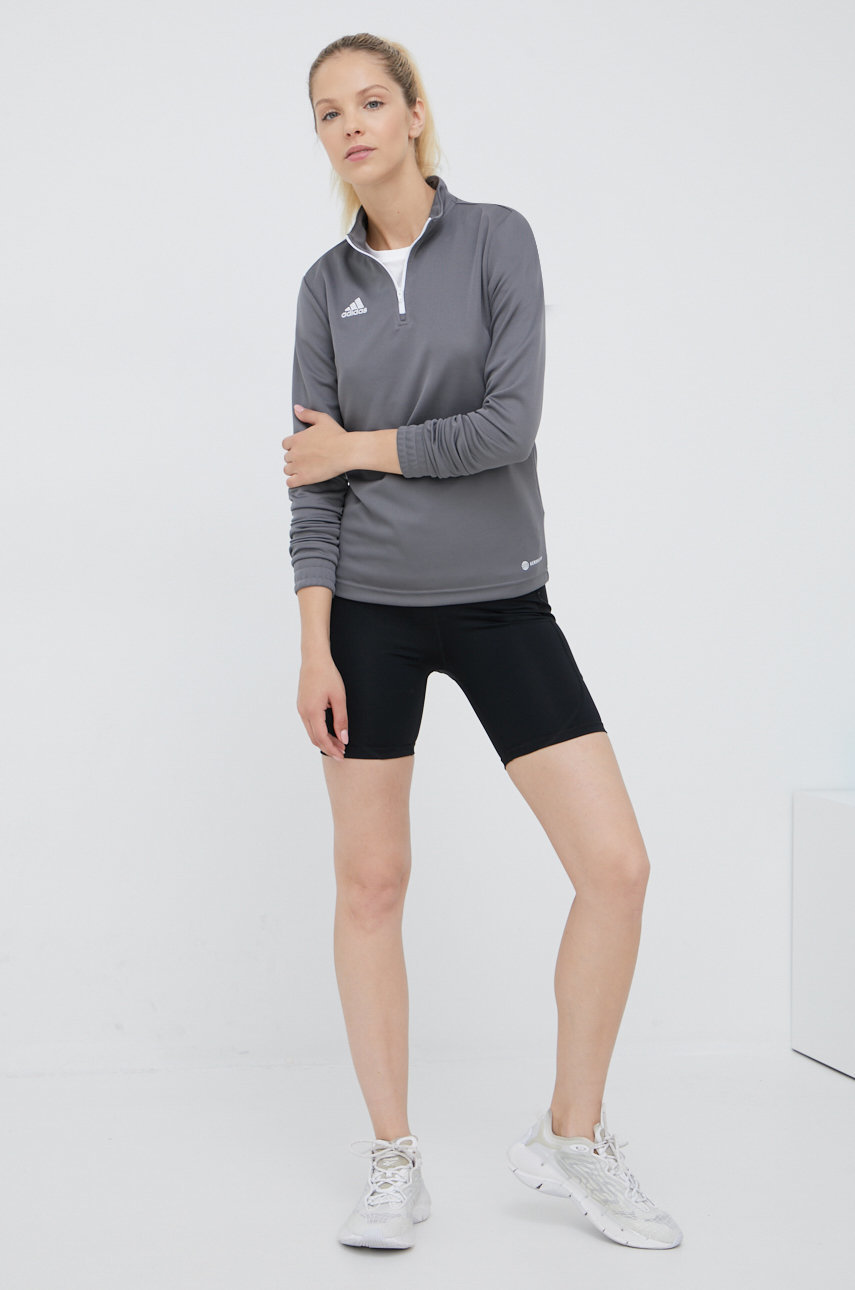 Лонгслів для тренувань adidas Performance Entrada 22 H57542 колір сірий