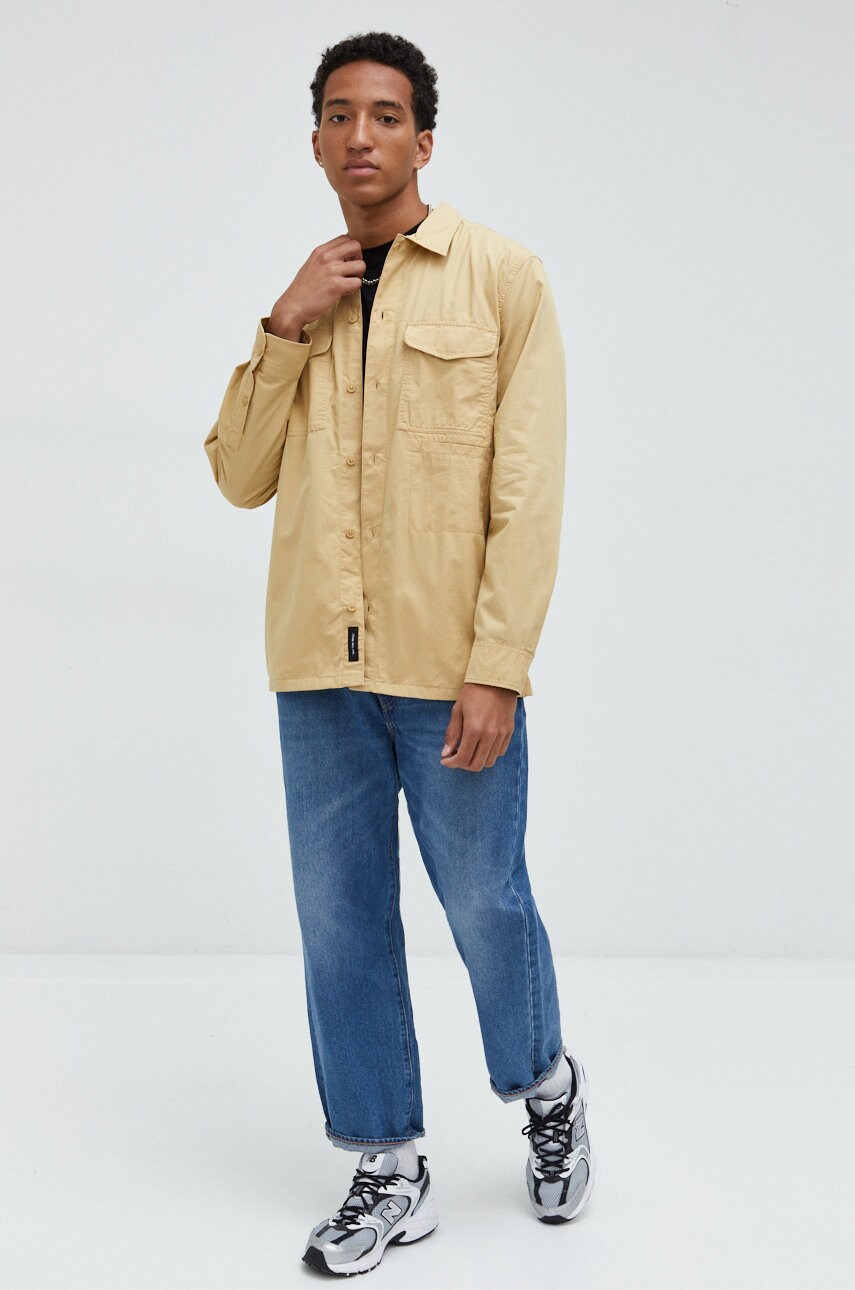 Бавовняний лонгслів Dickies колір чорний з принтом DK0A4Y4RBLK1-BLACK