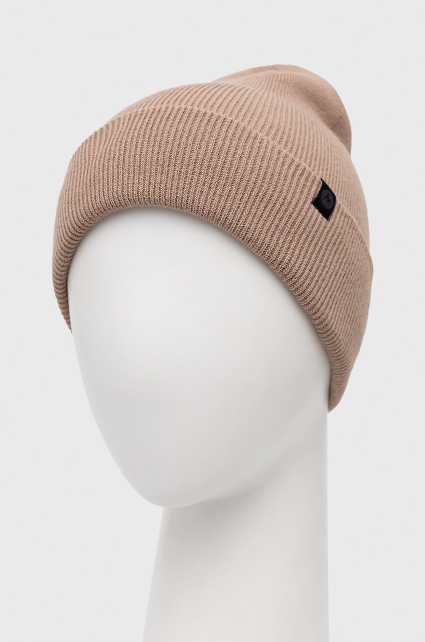 Шапка Marmot Steephollow колір бежевий з товстого трикотажу