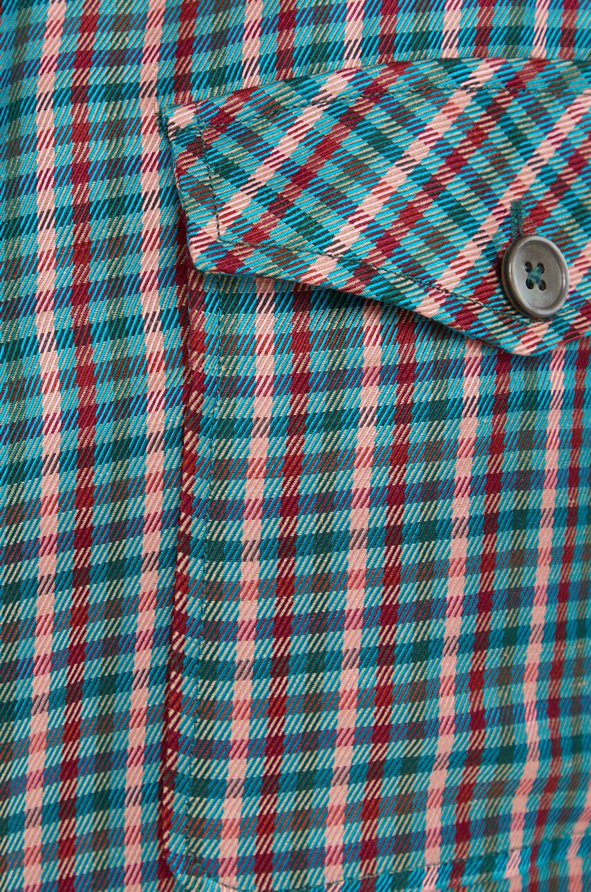 Сорочка з домішкою льону PS Paul Smith жіноча regular класичний комір