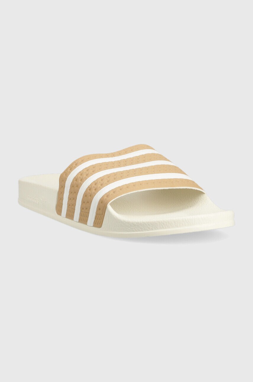 Шльопанці adidas Originals Adilette GY2102 чоловічі колір бежевий GY2102-MAGBEI/WHT