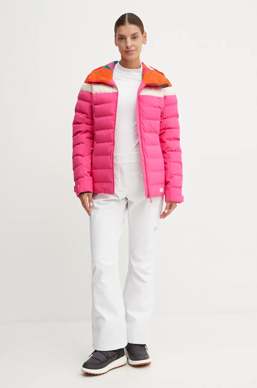 Гірськолижна куртка Helly Hansen IMPERIAL PUFFY колір рожевий 65690
