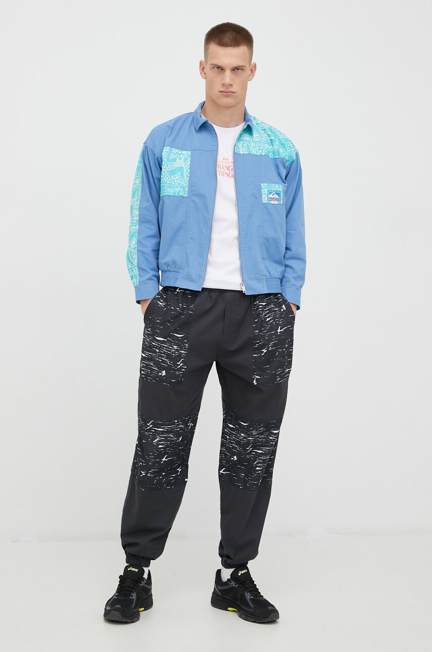 Куртка Quiksilver X Stranger Things чоловіча перехідна oversize