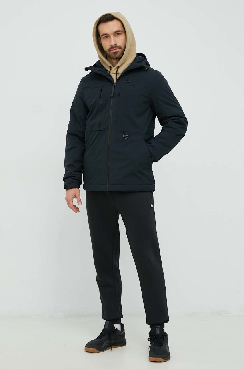 Куртка Billabong чоловіча колір чорний перехідна