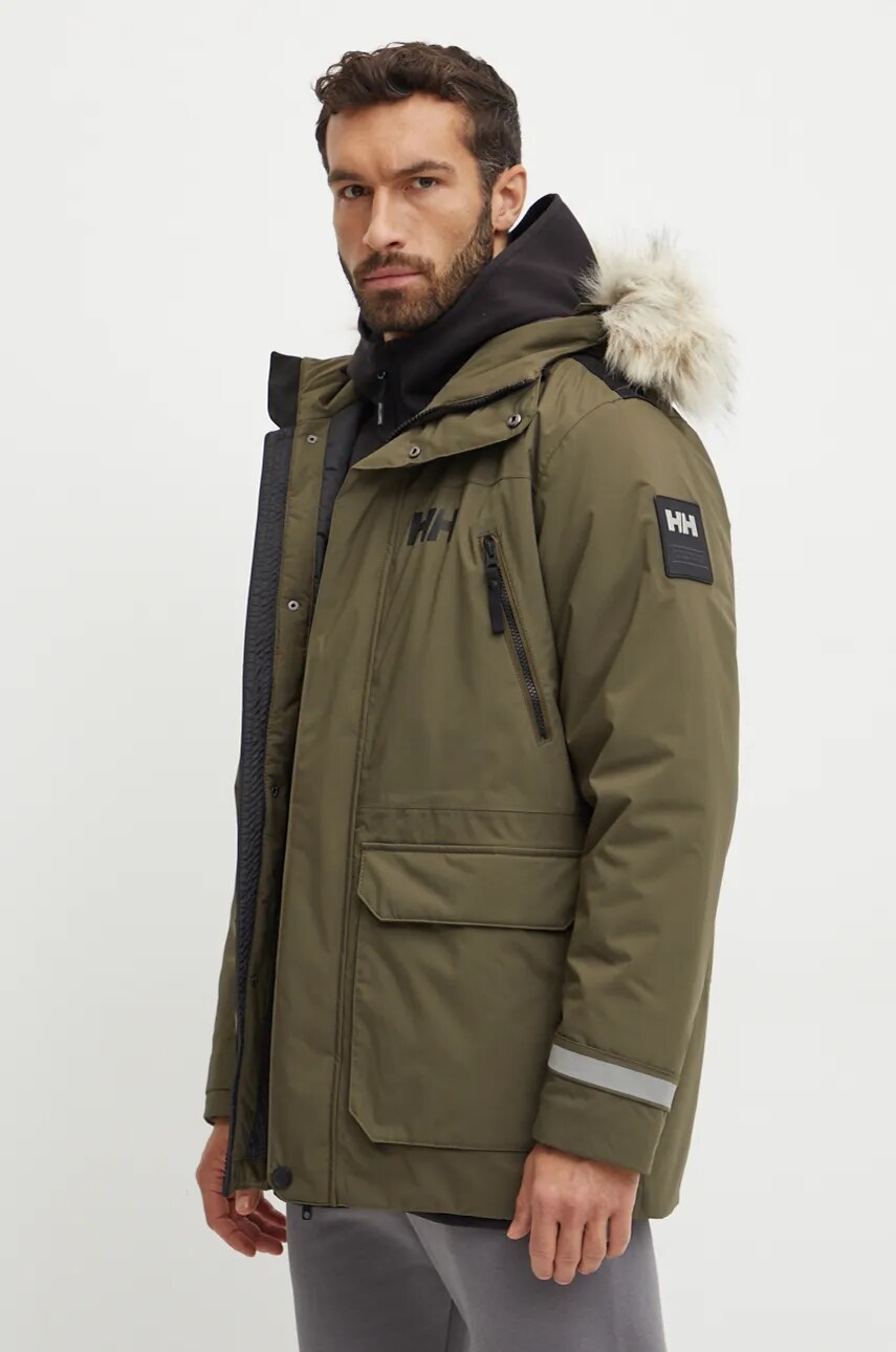 Куртка Helly Hansen чоловіча колір зелений перехідна