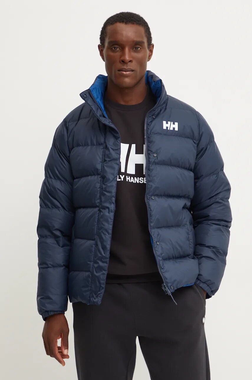 Двостороння пухова куртка Helly Hansen HH REVERSIBLE DOWN чоловіча колір синій 53890
