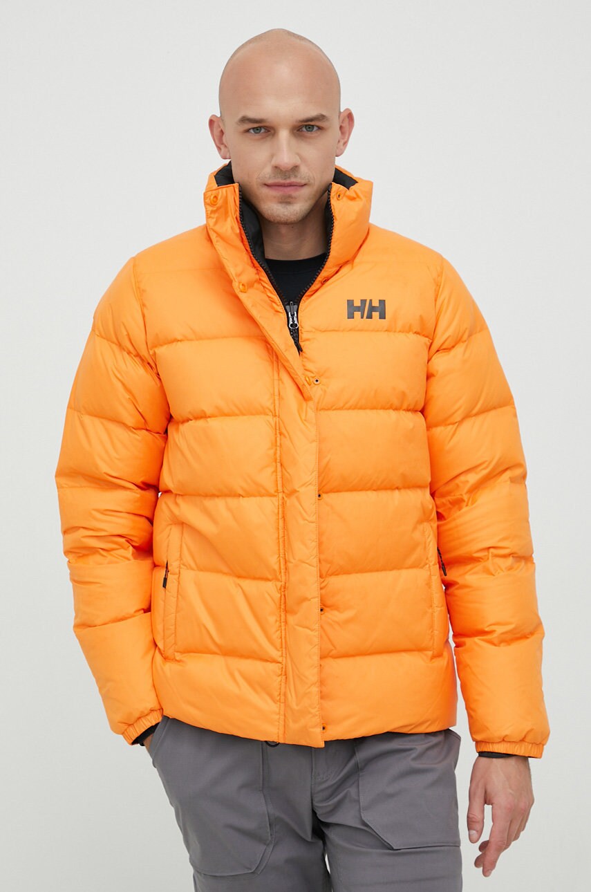 Двостороння пухова куртка Helly Hansen HH REVERSIBLE DOWN чоловіча колір помаранчевий 53890