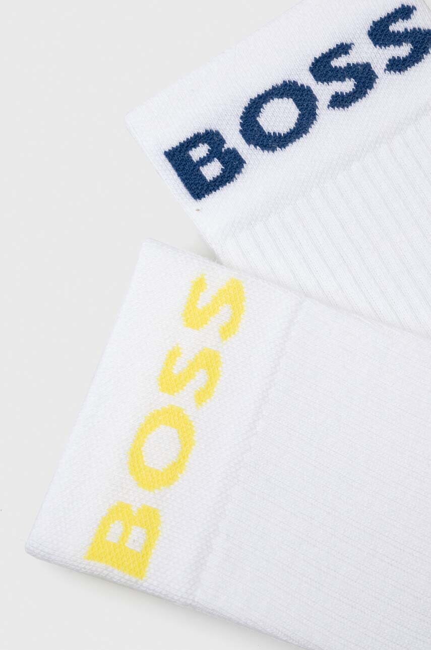 Шкарпетки BOSS 2-pack чоловічі колір білий