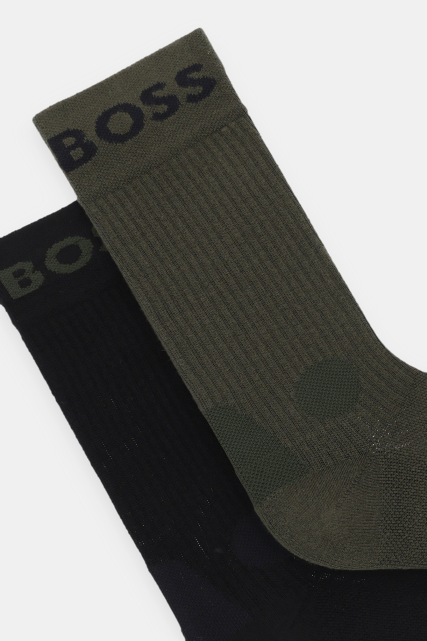 Шкарпетки BOSS 2-pack чоловічі колір зелений