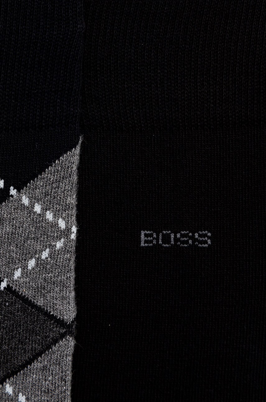 Шкарпетки BOSS чоловічі колір чорний