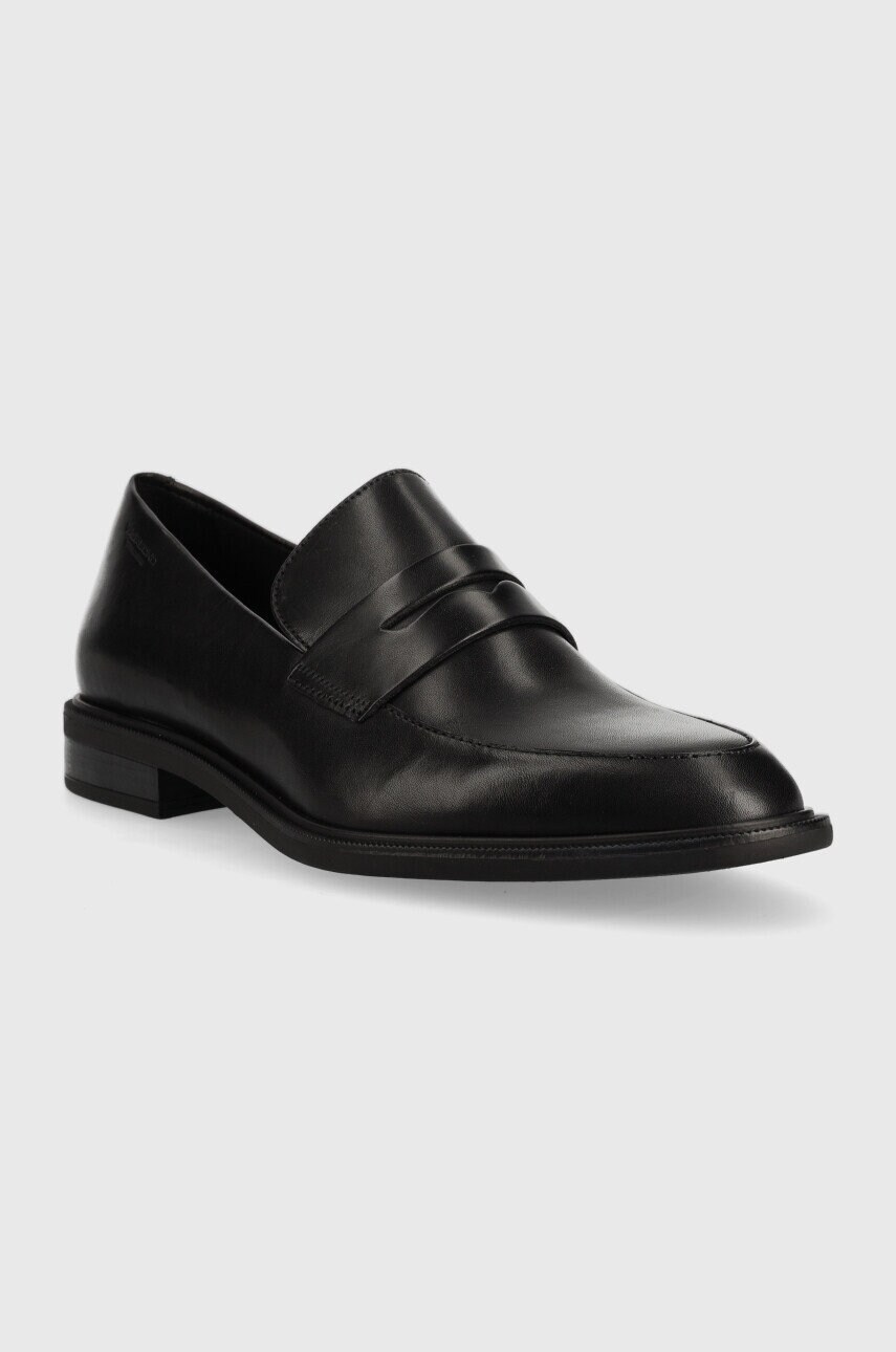 Шкіряні мокасини Vagabond Shoemakers Frances 2.0 жіночі колір чорний на плоскому ходу