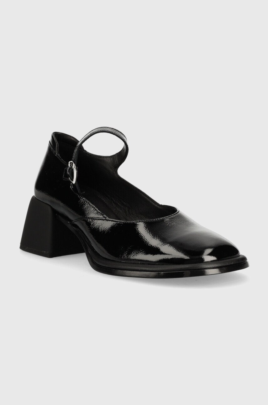 Шкіряні туфлі Vagabond Shoemakers Ansie колір чорний каблук блок