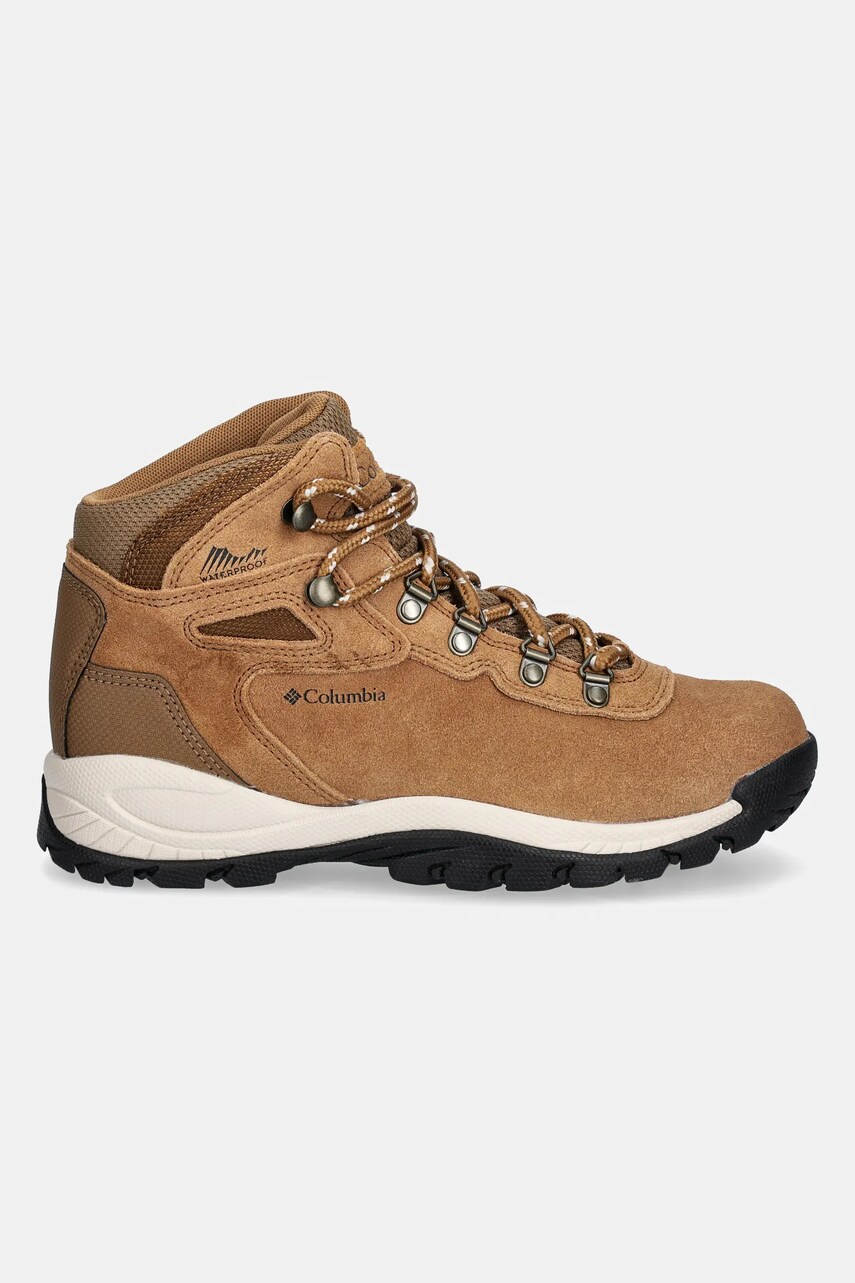 Черевики Columbia Newton Ridge Plus Waterproof жіночі колір коричневий
