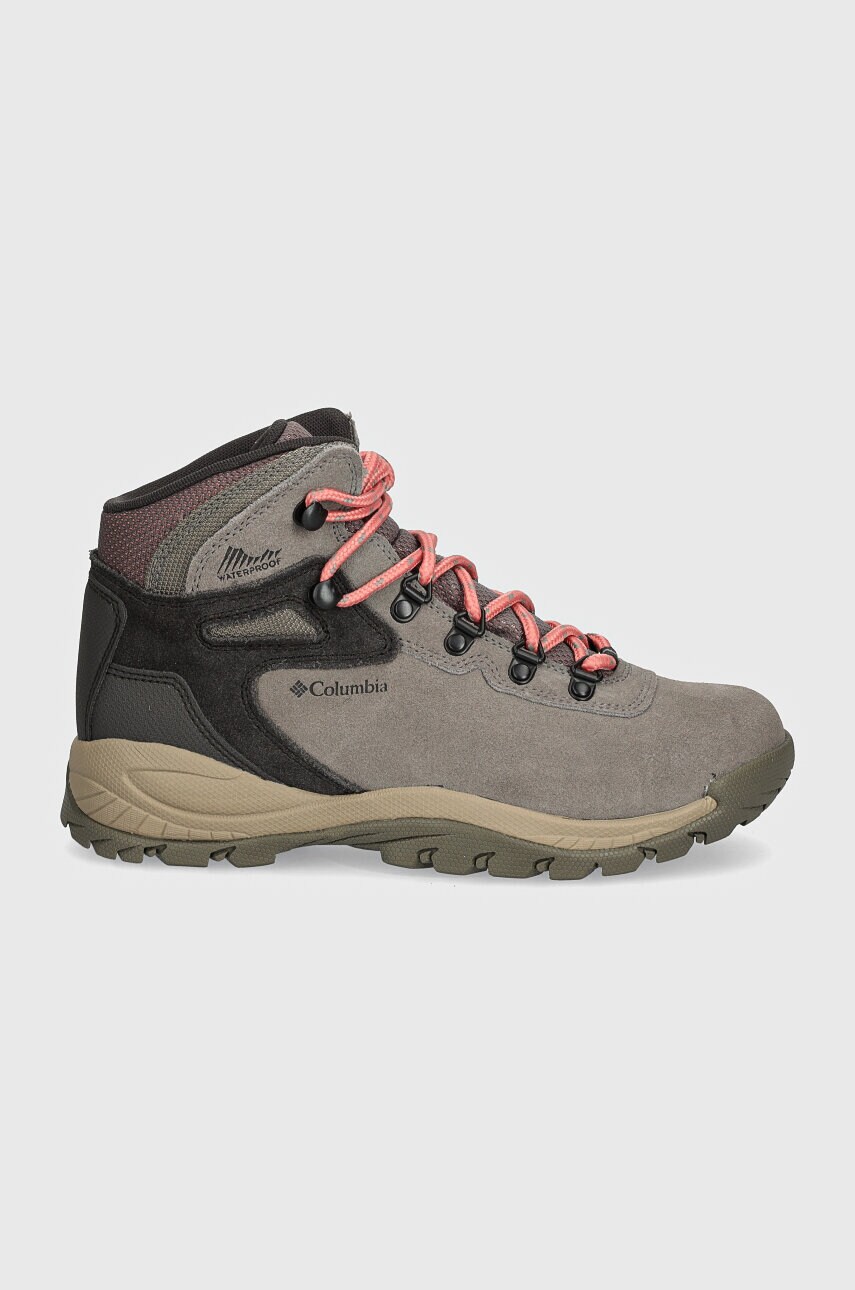 Черевики Columbia Newton Ridge Plus Waterproof жіночі колір сірий