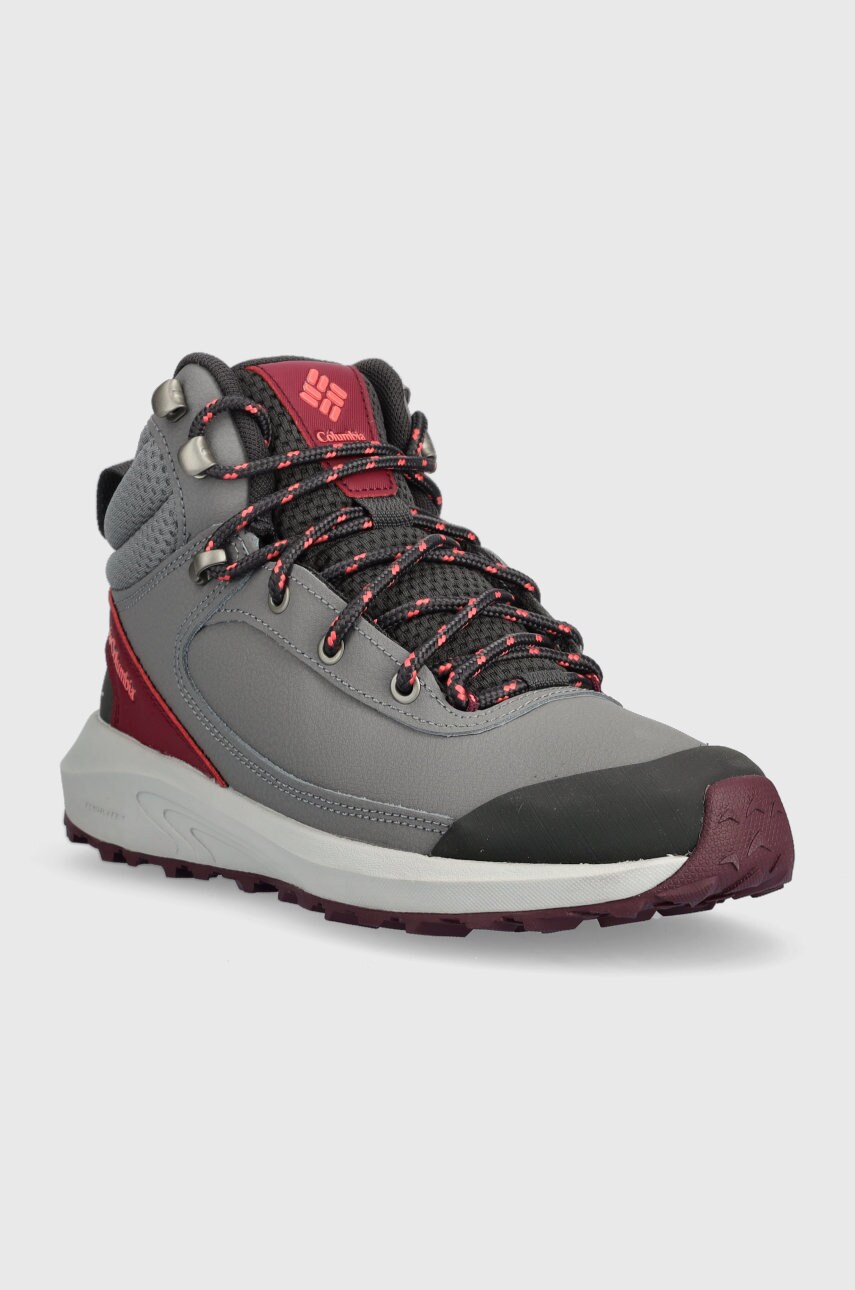 Черевики Columbia Trailstorm Peak Mid жіночі колір сірий