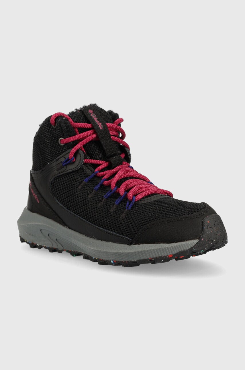 Черевики Columbia Trailstorm Mid Waterproof жіночі колір чорний утеплені