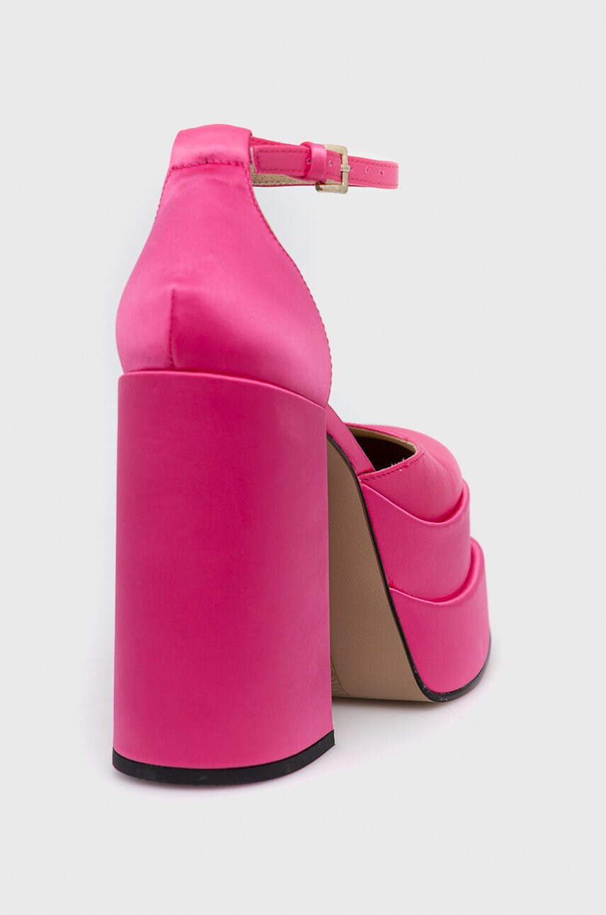 Туфлі Steve Madden Charlize колір рожевий на платформі
