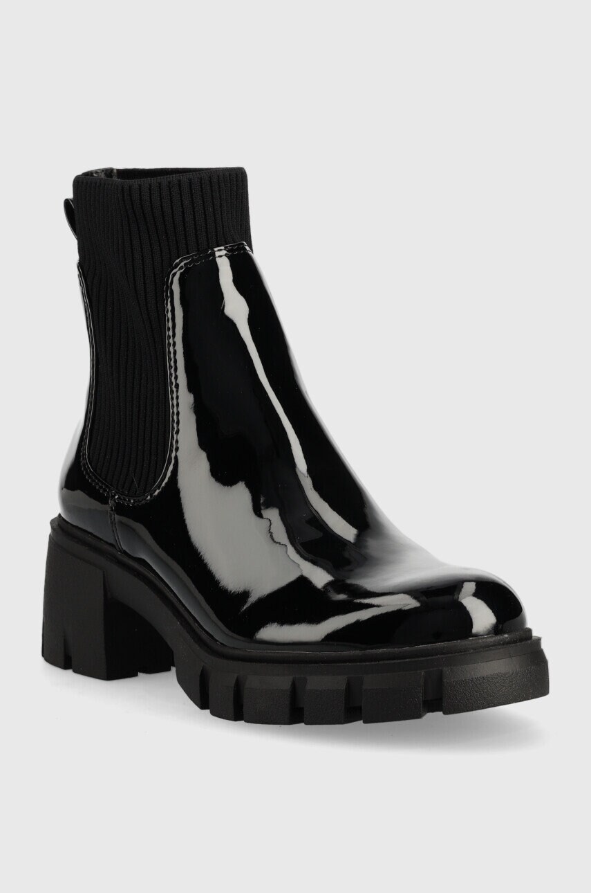 Черевики Steve Madden Hutch жіночі колір чорний на платформі