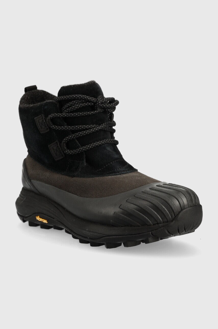 Замшеві чоботи Merrell жіночі колір чорний