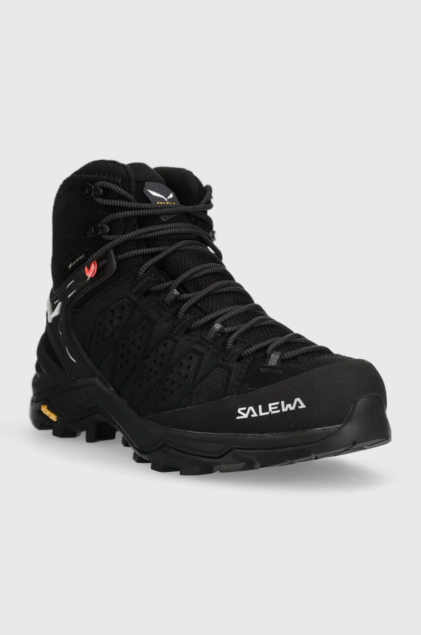 Черевики Salewa Alp Trainer 2 Mid GTX жіночі колір чорний