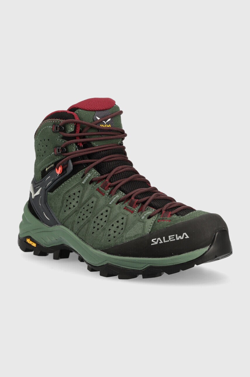 Черевики Salewa Alp Trainer 2 Mid GTX жіночі колір зелений
