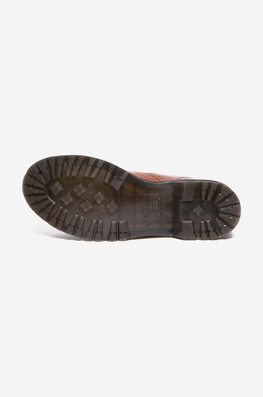 Шкіряні черевики Dr. Martens Dr. Martens Serana 27782225 жіночі колір коричневий на плоскому ходу злегка утеплена 27782225-brown