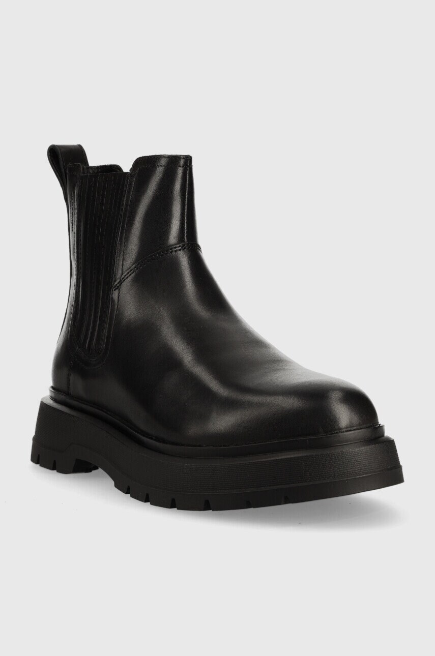 Шкіряні черевики Vagabond Shoemakers Jeff чоловічі колір чорний