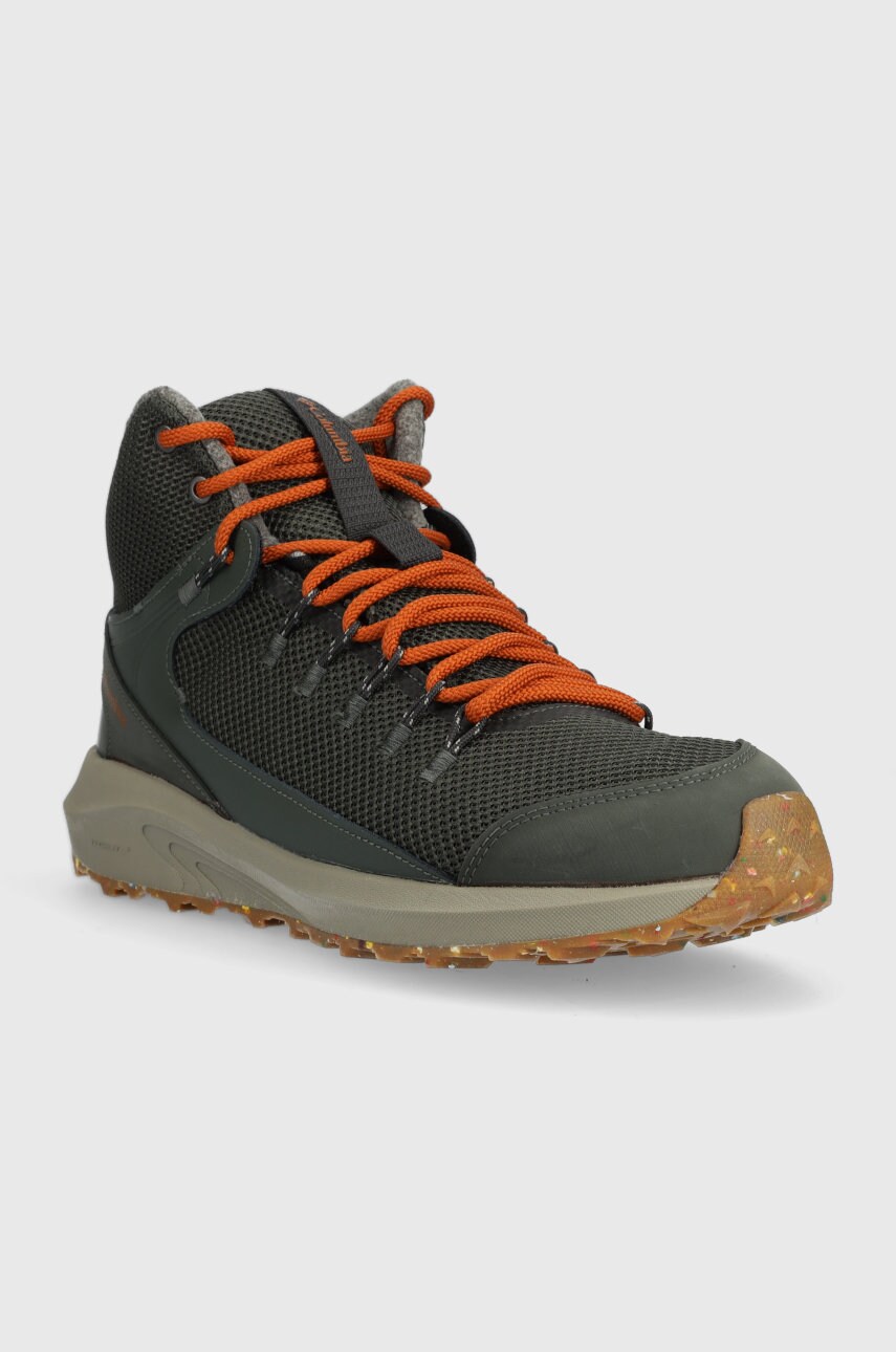 Черевики Columbia Trailstorm Mid Waterproof чоловічі колір сірий утеплене
