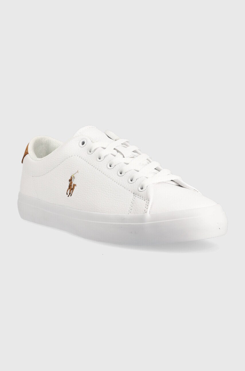 Шкіряні кросівки Polo Ralph Lauren Longwood колір білий 816877702001