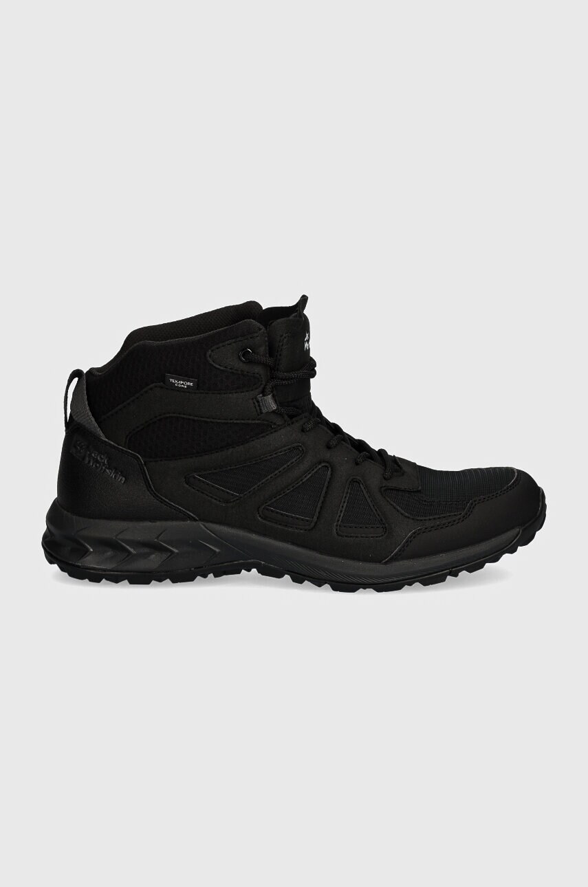 Черевики Jack Wolfskin Woodland 2 Texapore Mid чоловічі колір коричневий 4051261