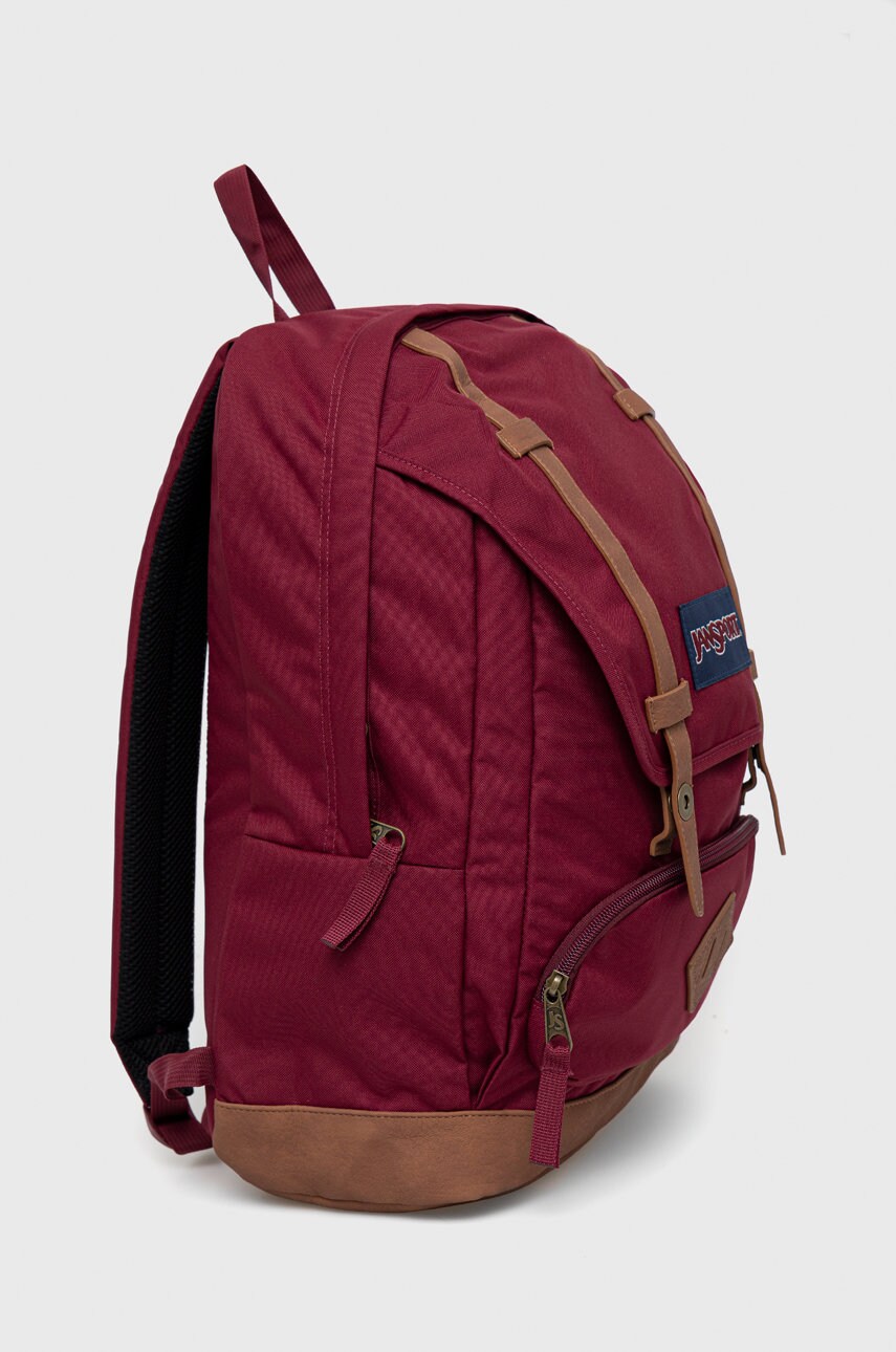 Рюкзак Jansport колір бордовий великий візерунок