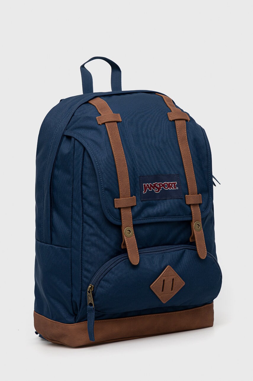 Рюкзак Jansport колір синій великий однотонний