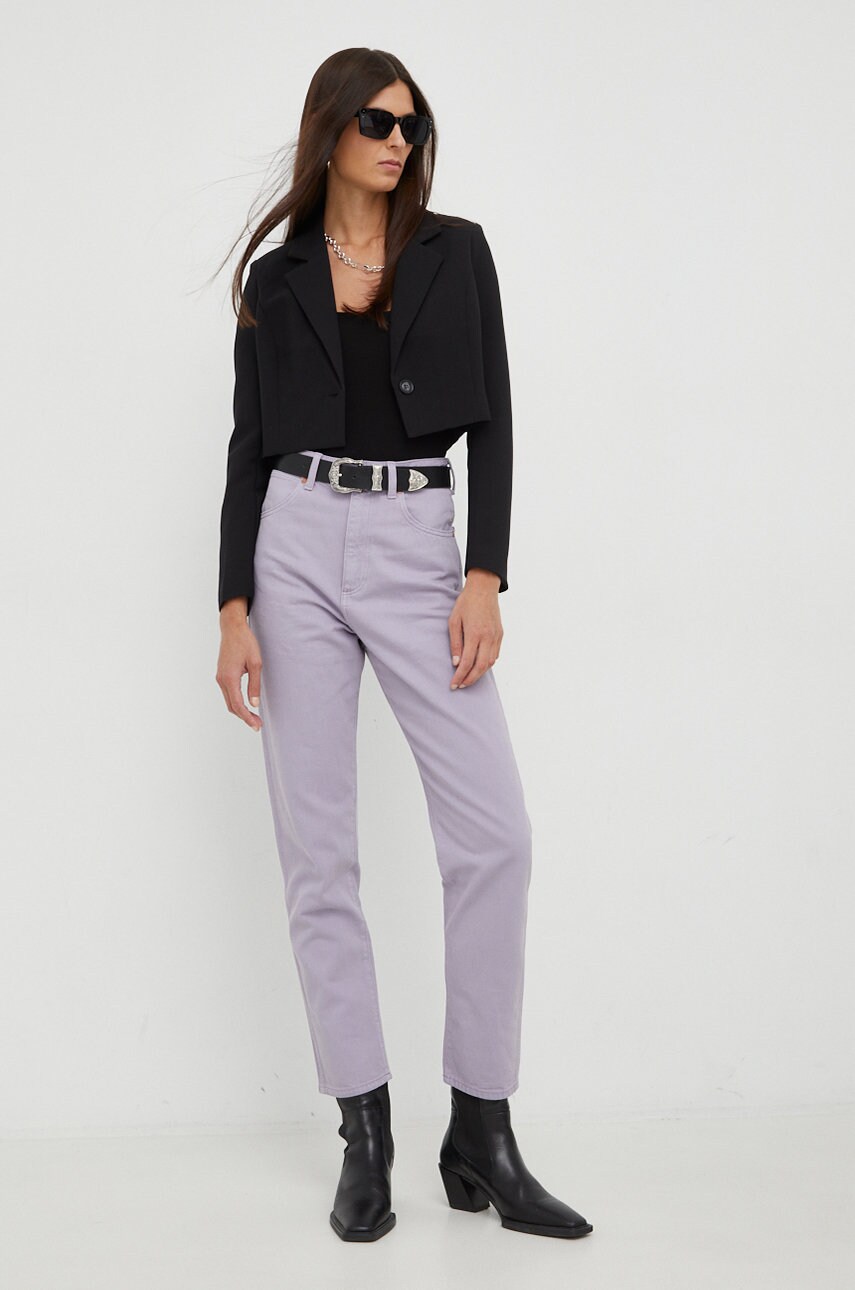 Джинси Wrangler Mom Purple Rock жіночі висока посадка
