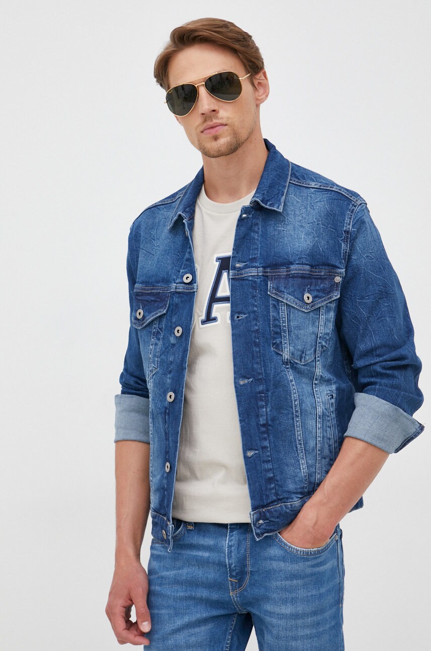 Джинсова куртка Pepe Jeans чоловіча перехідна