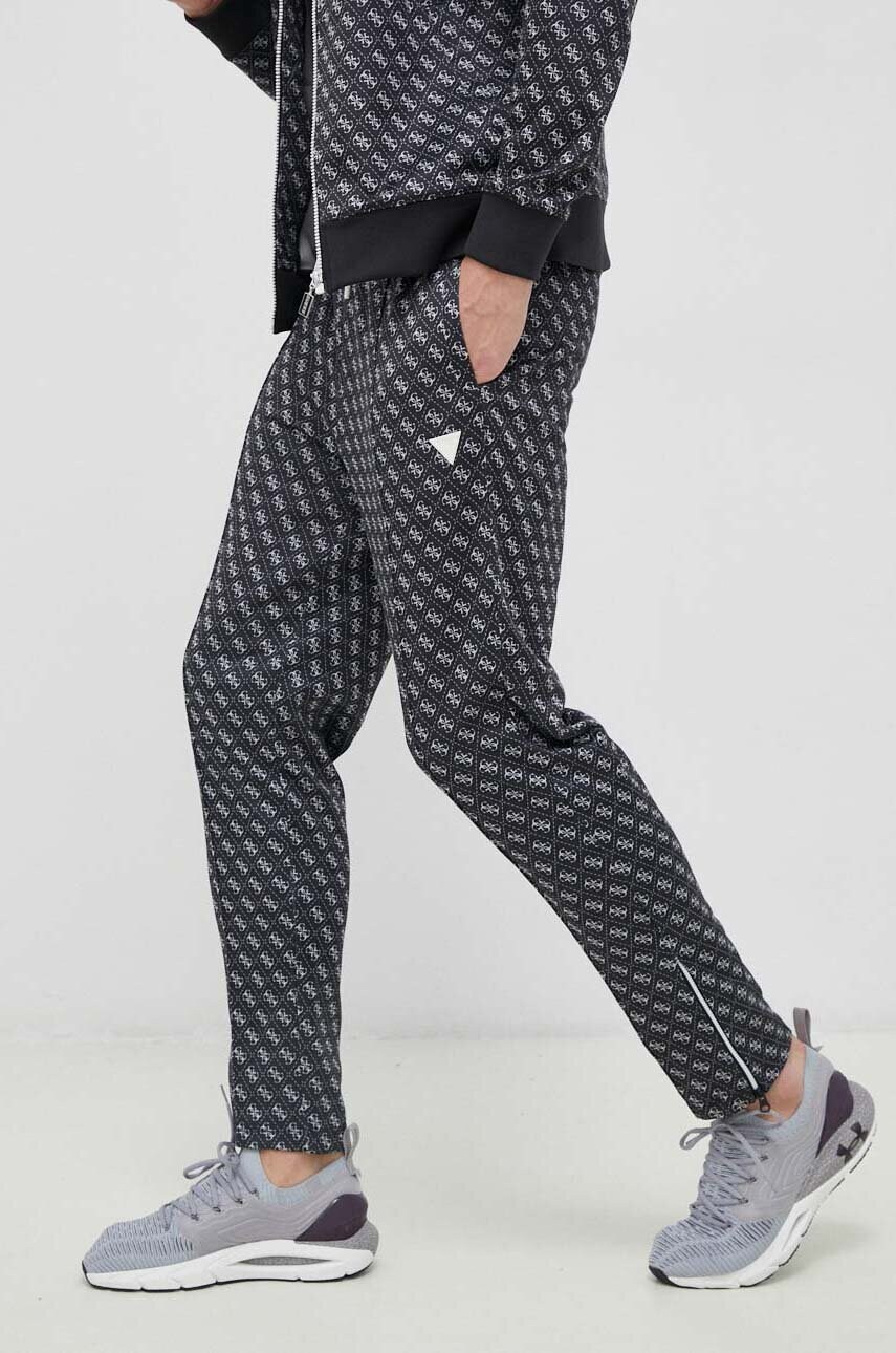 Спортивні штани Guess KORBIN колір чорний візерунок Z2BB05 FL04Q