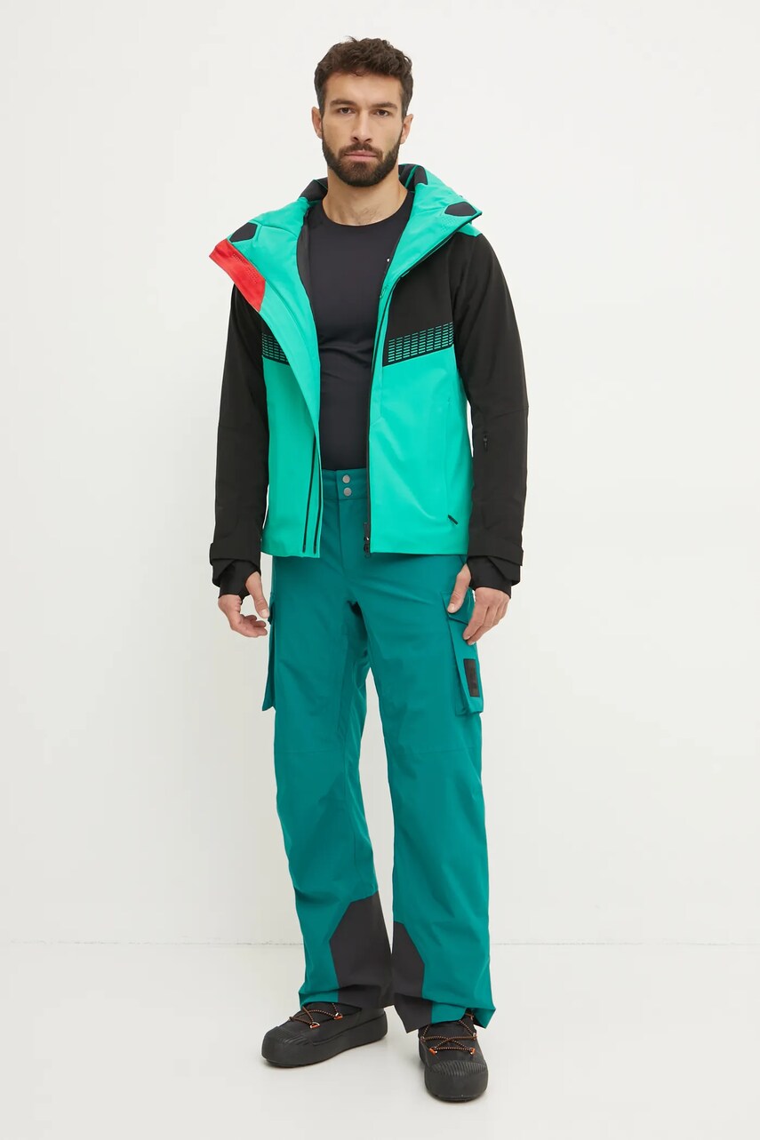 Лижні штани Helly Hansen ULLR D колір зелений 65881