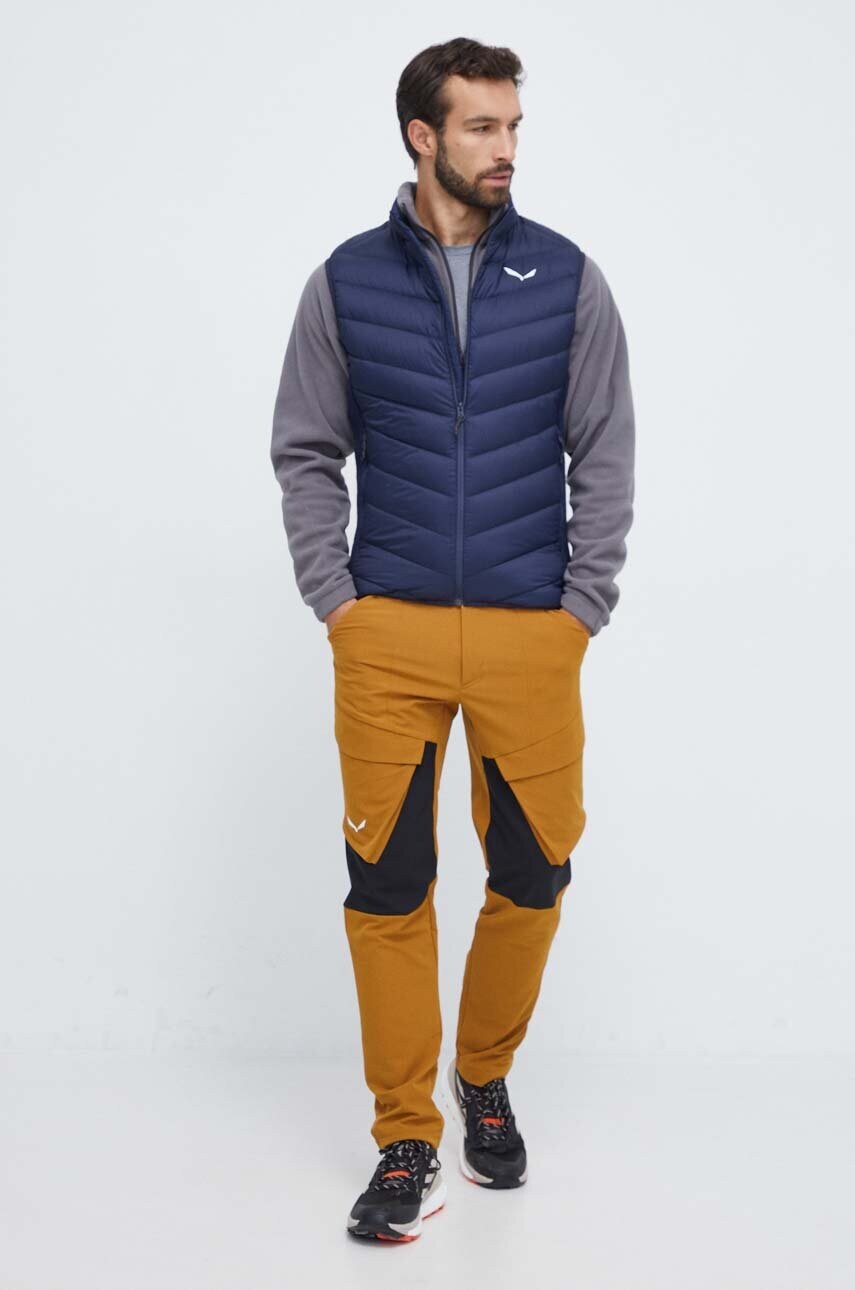 Штани outdoor Salewa Puez колір коричневий