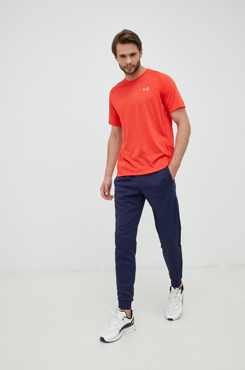Спортивні штани Under Armour Armour Fleece чоловічі колір синій однотонні