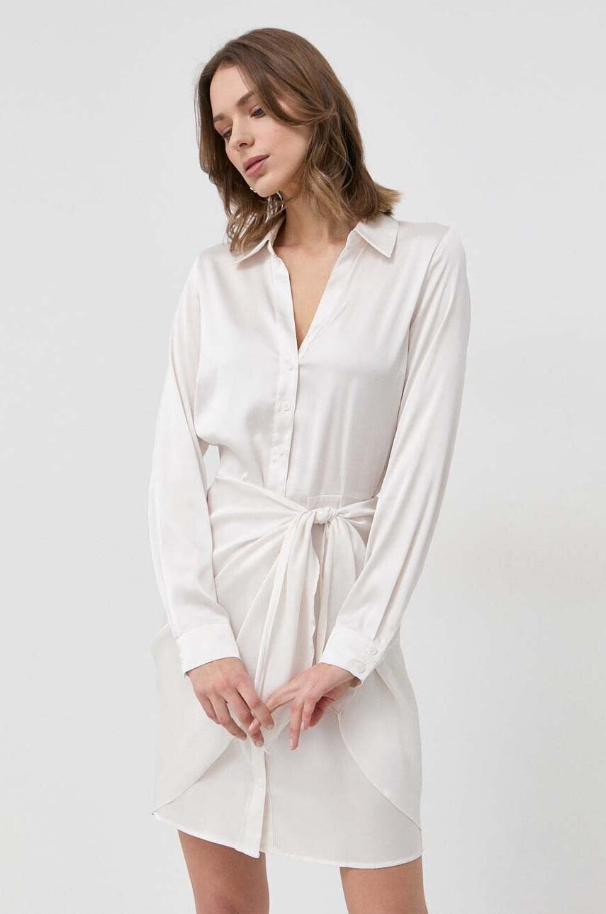Сукня Guess колір бежевий mini пряма