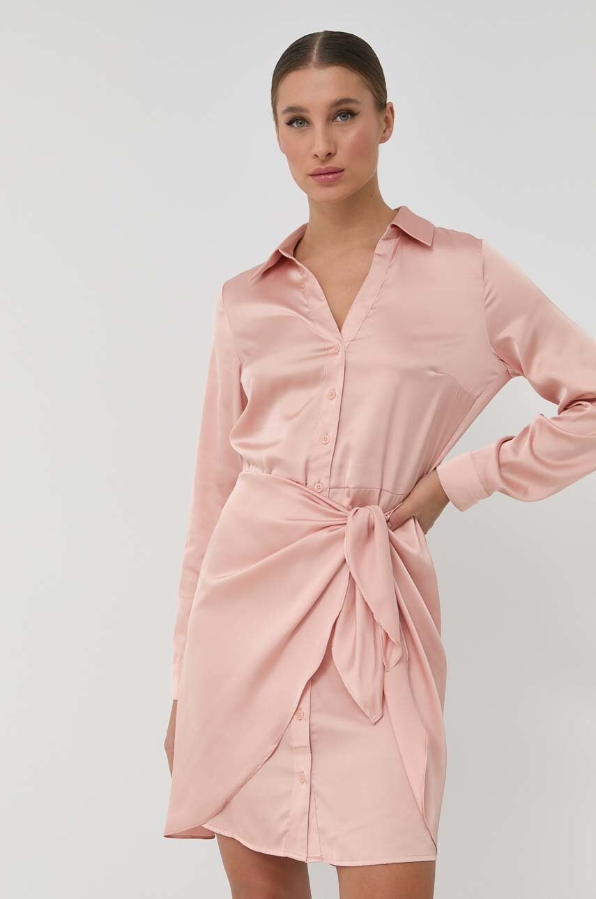 Сукня Guess колір помаранчевий mini пряма