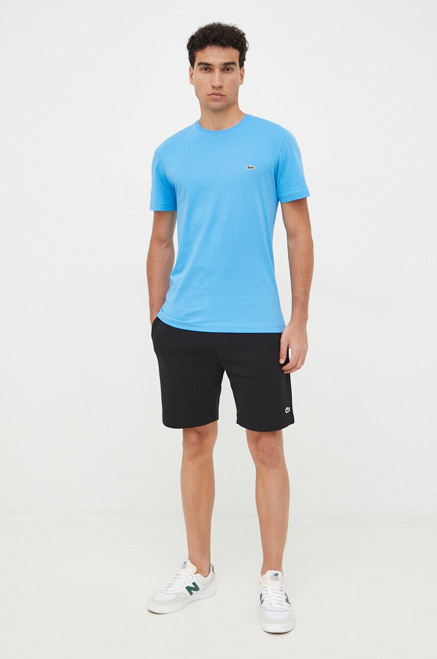 Шорти Lacoste чоловічі колір чорний