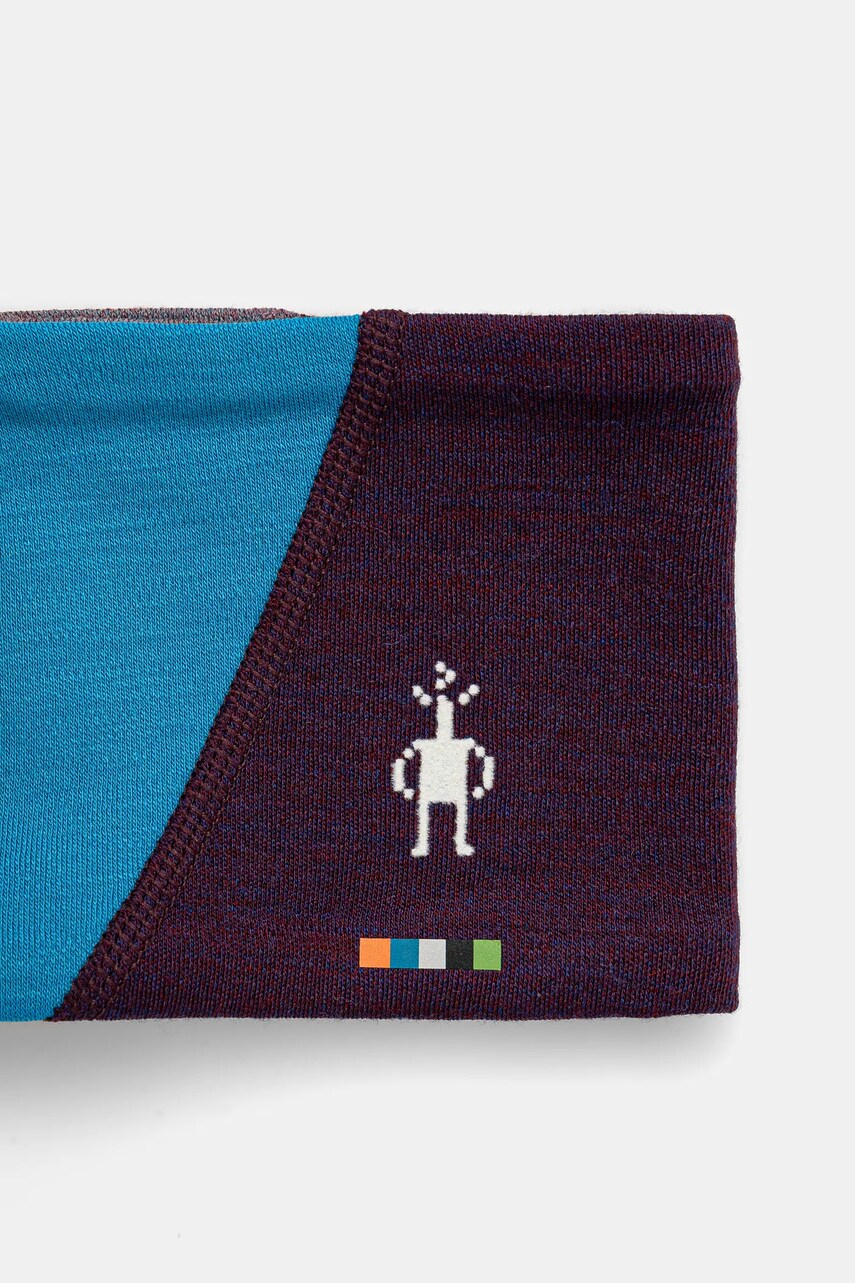 Пов'язка на голову Smartwool Thermal Merino колір фіолетовий