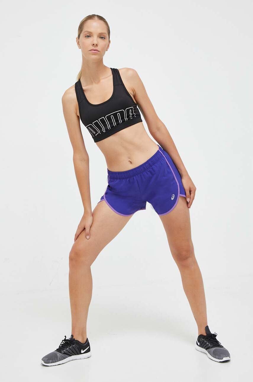 Спортивний бюстгальтер Puma 4Keeps колір чорний візерунок