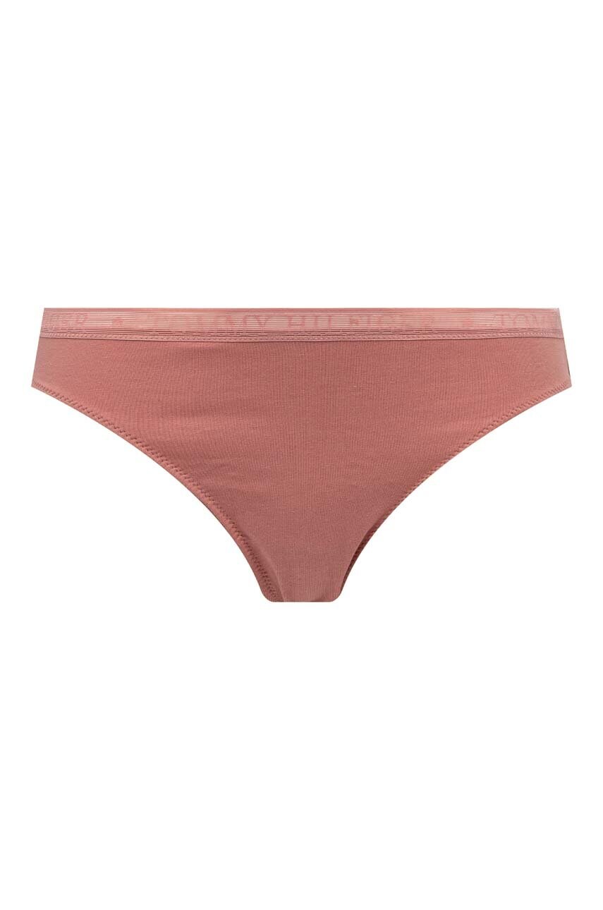 Стринги Tommy Hilfiger 3-pack колір рожевий