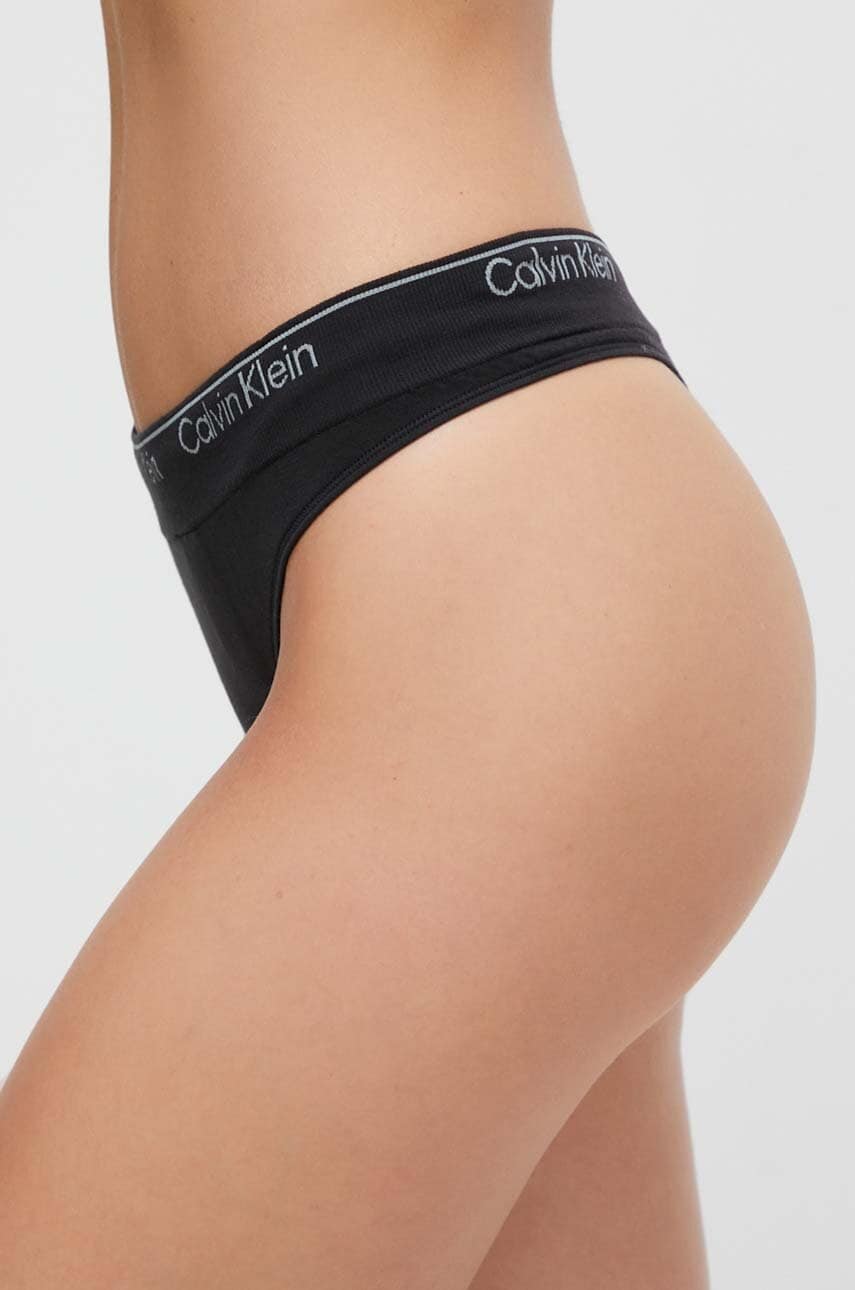 Стринги Calvin Klein Underwear колір чорний