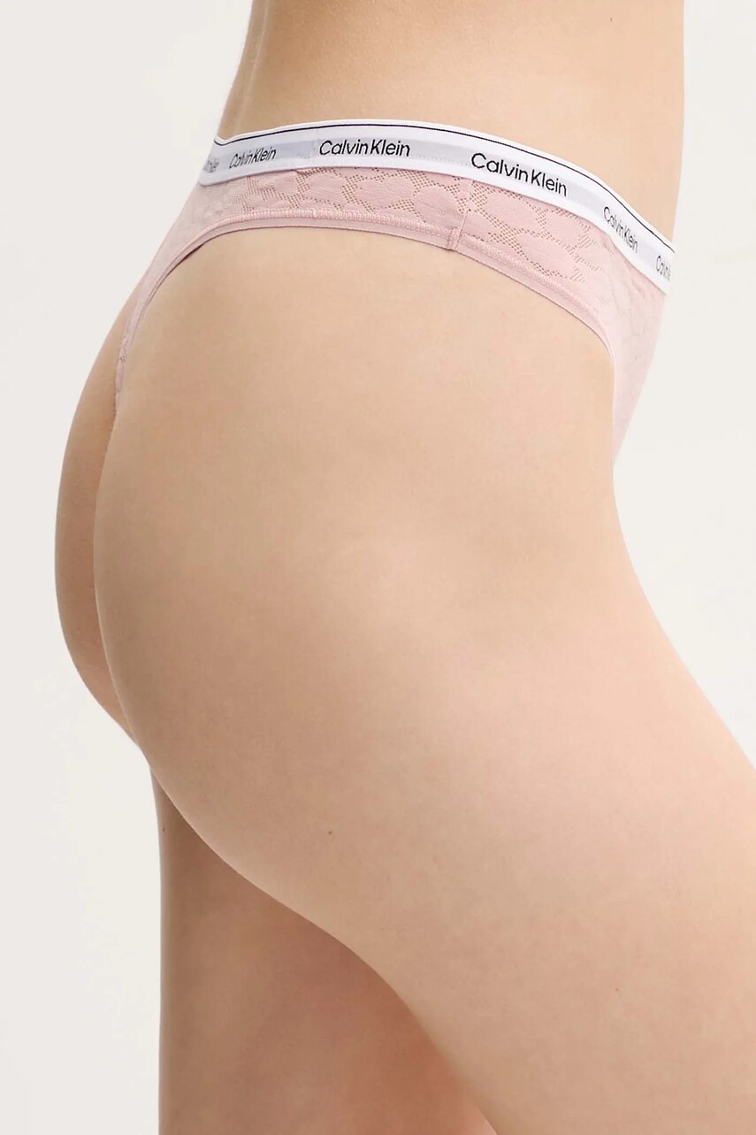 Стринги Calvin Klein Underwear колір рожевий