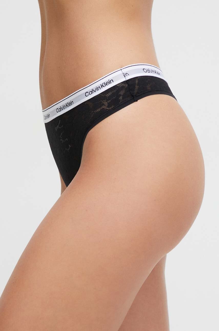Стринги Calvin Klein Underwear колір чорний