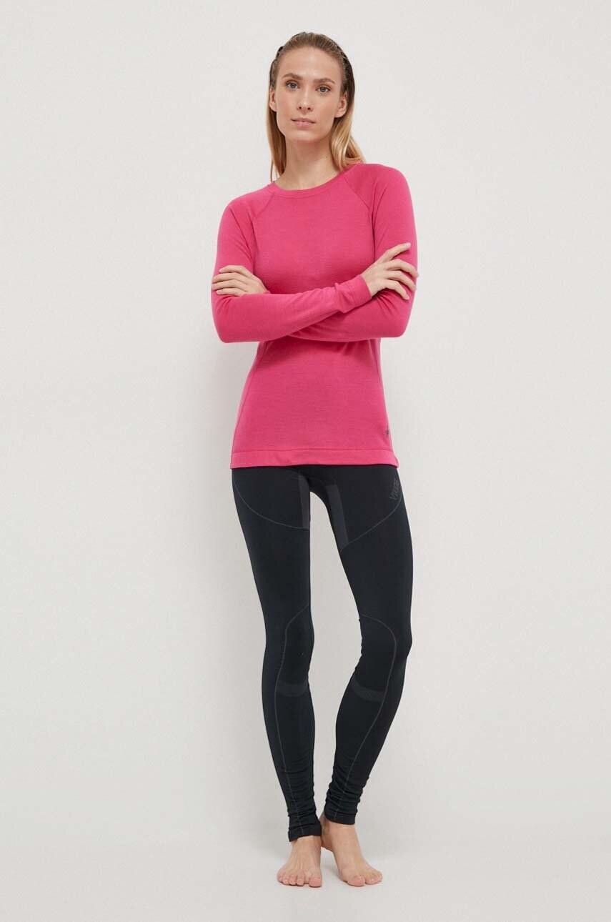 Функціональний лонгслів Smartwool Classic Thermal Merino колір рожевий